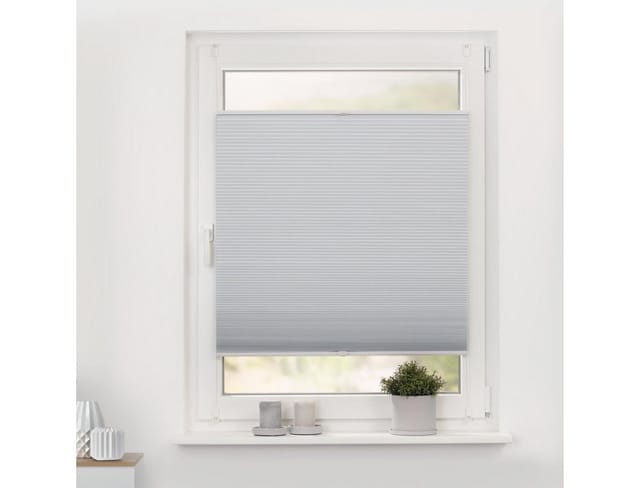 Lichtblick Plissee, ‎Thermo, Klemmfix, 45x130 cm, weiß - weiss