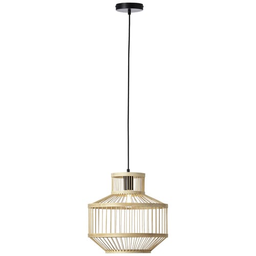 BRILLIANT Pendelleuchte »TEVA«, 1-flammig, 40 W, Ø 350 mm, IP 20 - beige