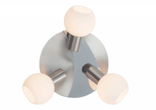 BRILLIANT Deckenleuchte »TIARA«, 3-flammig, 40 W, Ø 220 mm - silberfarben