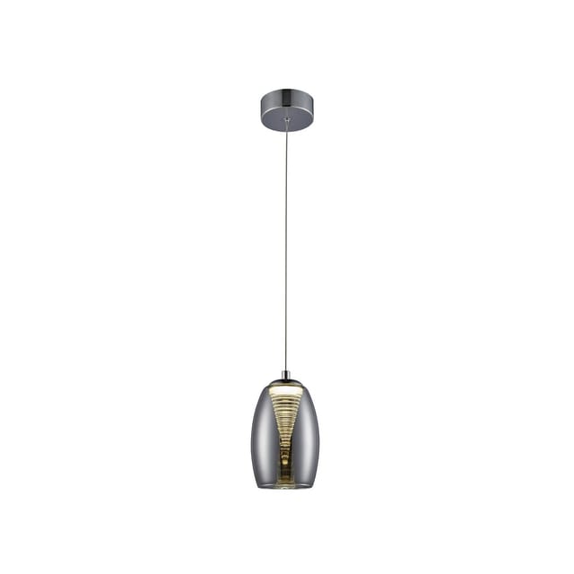 BRILLIANT Pendelleuchte »METROPOLIS«, 1-flammig, 5 W, 3000 K, Ø 115 mm, IP 20 - grau