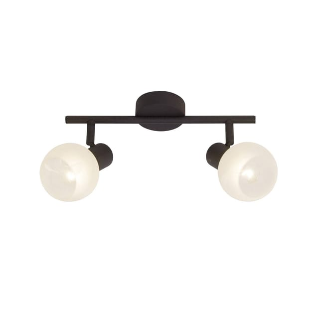BRILLIANT Deckenleuchte »GABON«, 2-flammig, 40 W, Ø 80 mm - weiss