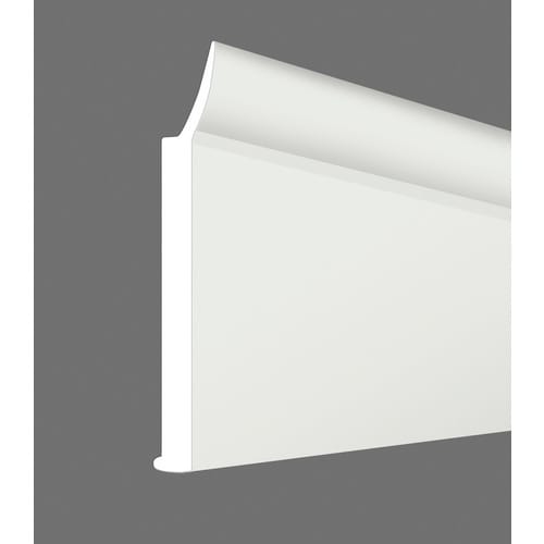 Meeth Flachprofil, BxL: 3 x 140 cm, Polyvinylchlorid (PVC) - weiss