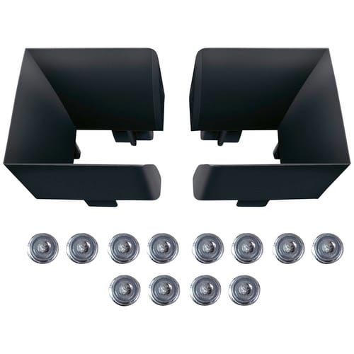 Meeth Einlauftrichter, BxL: 4,2 x 3 cm, Polyvinylchlorid (PVC) - schwarz