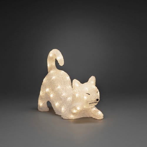 Konstsmide LED Figur, Kunststoff, BxHxL: 14 x 28 x 35 cm, inkl. Leuchtmittel - transparent