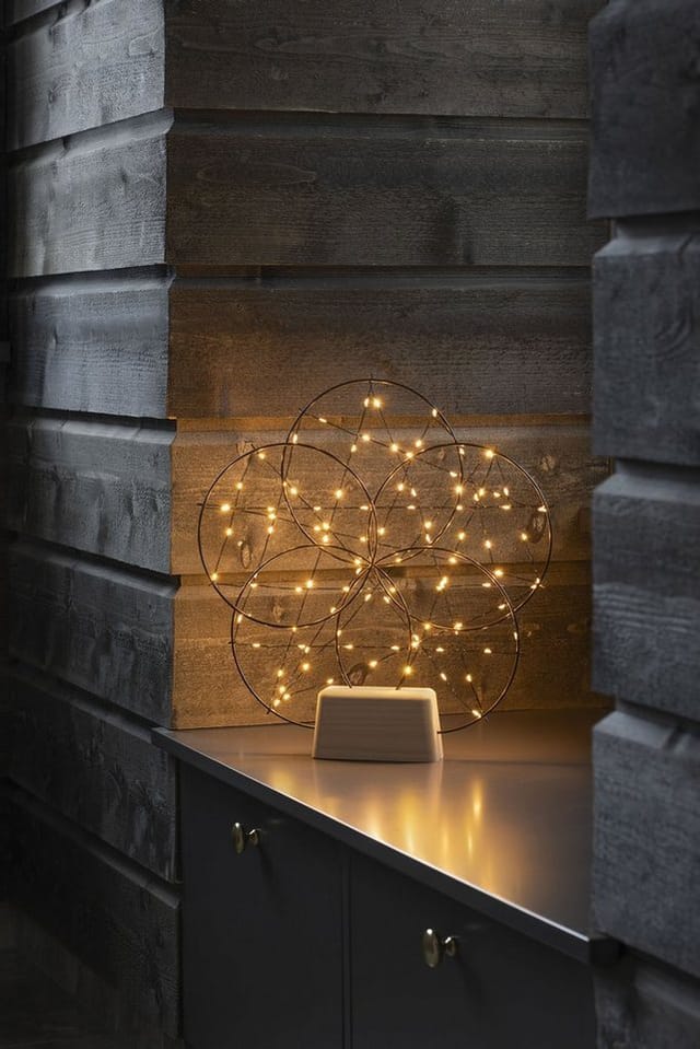 Konstsmide LED Metallsilhouette, Stahl, BxHxL: 5 x 44 x 40 cm, inkl. Leuchtmittel - schwarz