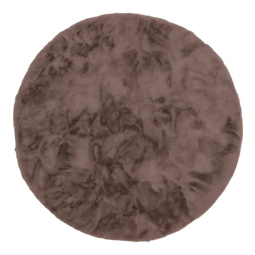 SCHÖNER WOHNEN KOLLEKTION Kunstfellteppich »Tender«, Ø 120 cm, rund, Polyester - rosa