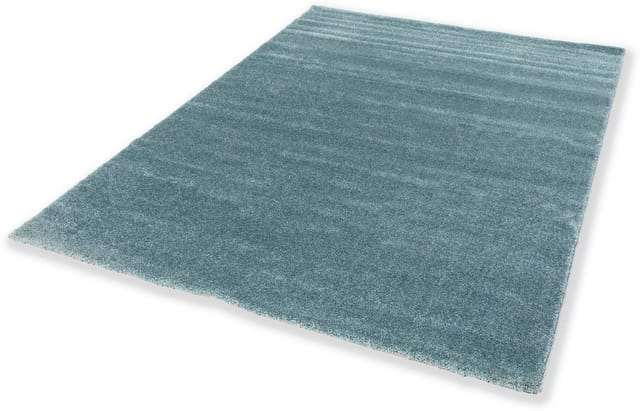 SCHÖNER WOHNEN KOLLEKTION Teppich »Pure«, BxL: 67 x 130 cm, rechteckig, Polypropylen (PP) - tuerkis