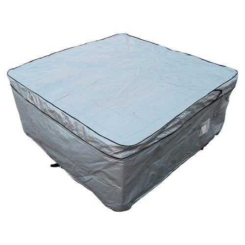 Nordstrom Whirlpoolabdeckung, quadratisch, silberfarben/grau