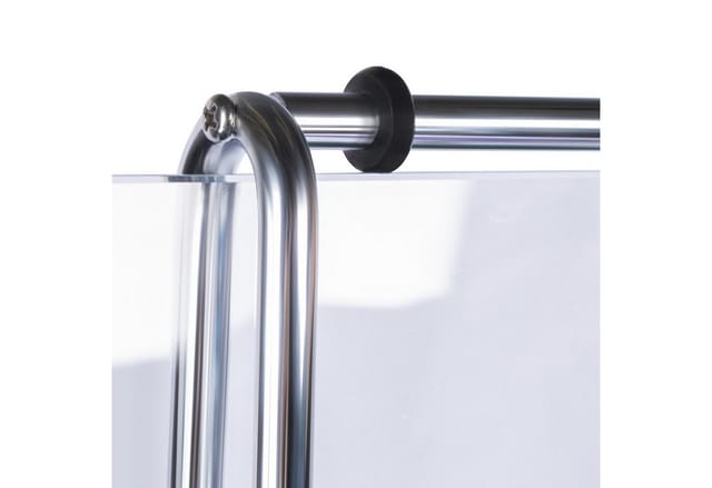SCHULTE Duschablage, BxL: 69 x 13 cm, Edelstahl, zum Einhängen - silberfarben