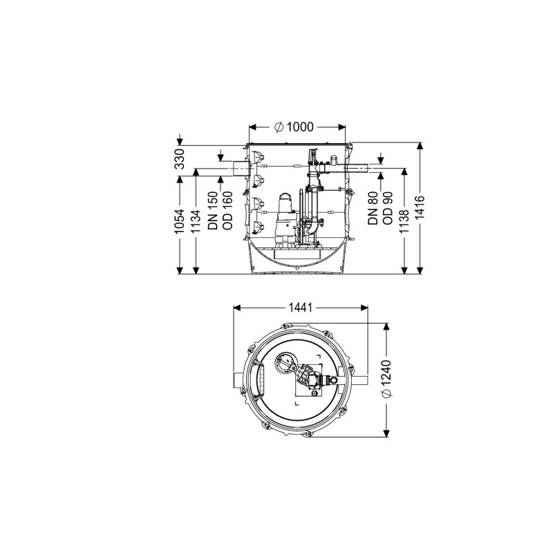 -pumpstation Aquapump Xl Tronic, Gtf 2600-s1