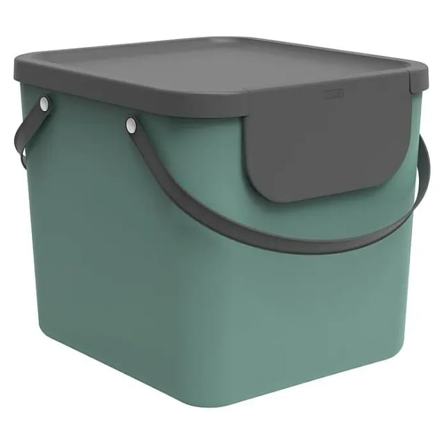 Rotho Müllsystem »Albula«, Klappdeckel, 40 l, Kunststoff - gruen