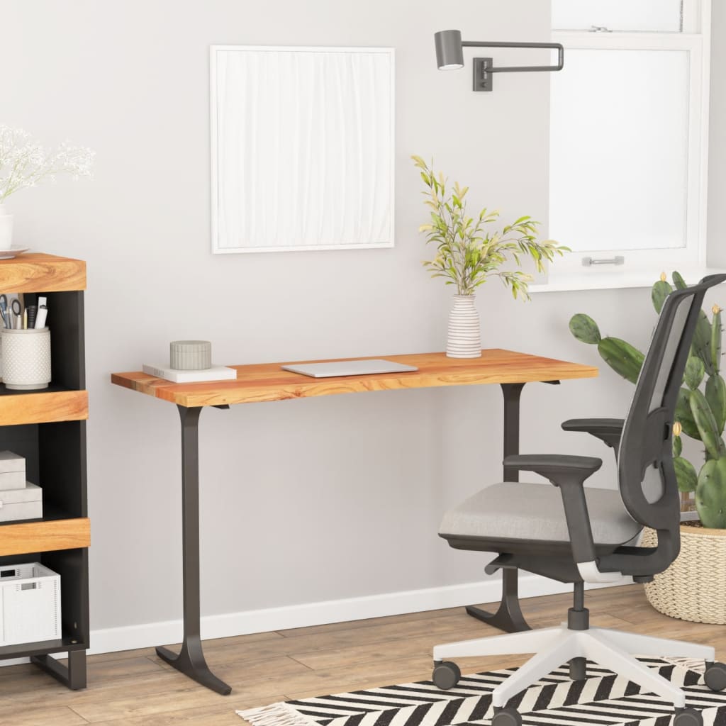 Schreibtischplatte 120x60x2,5 Cm Rechteckig Massivholz Akazie
