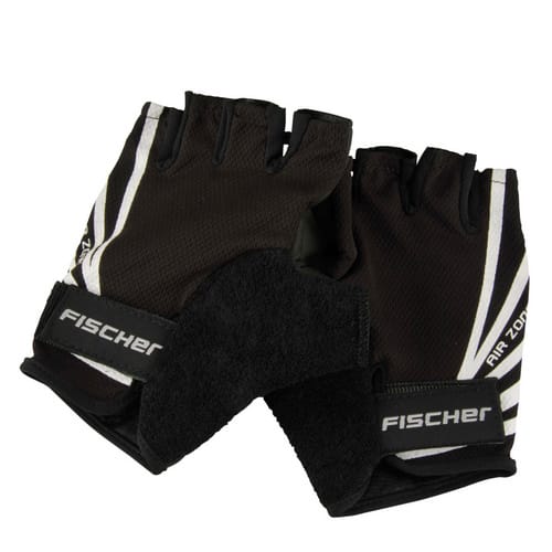 FISCHER Fahrradhandschuhe, Gr. L/XL, Polyester/Polyamid, schwarz