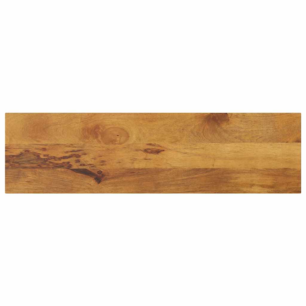 Tischplatte 110x20x3,8 Cm Rechteckig Massivholz Mango