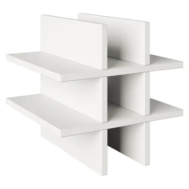 PHOENIX Bareinsatz Raumteiler-Erweiterungsset BxHxL: 34,1 x 34,1 x 33,4 cm, Holz - weiss