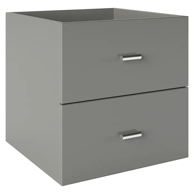 PHOENIX Schubladencontainer Raumteiler-Erweiterungsset BxHxL: 34,1 x 34,1 x 33,4 cm, Holz - grau