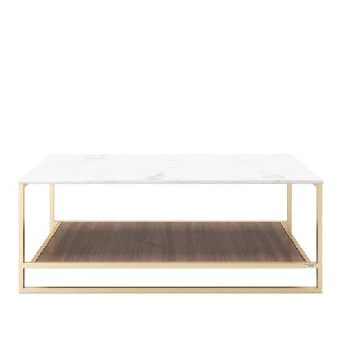PHOENIX Couchtisch »OLIVIA«, BxH: 120 x 45 cm, MDF/Spanplatte - braun