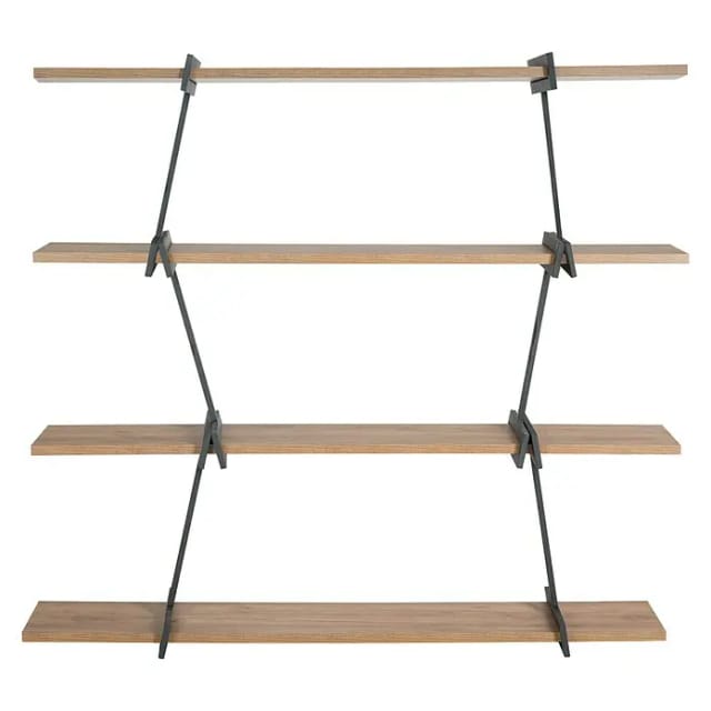 PHOENIX Regal »Babylon«, BxHxT: 120 x 132 x 30 cm, Holz - schwarz
