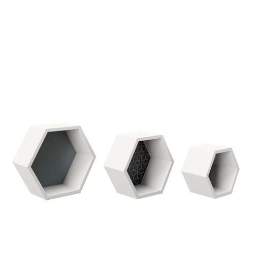 PHOENIX Wandregal »TAILOR«, BxHxL: 30 x 12 x 26 cm, Holzwerkstoff - weiss