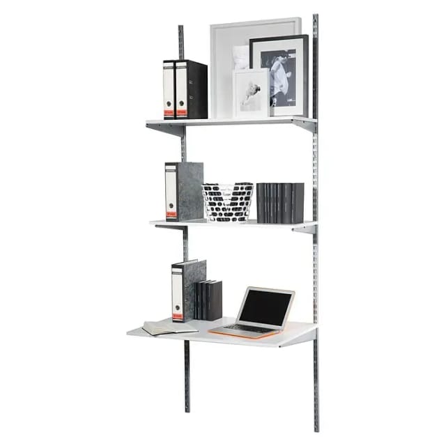 PHOENIX Industrial-Regal, BxHxT: 85 x 223 x 62 cm, Metall - silberfarben