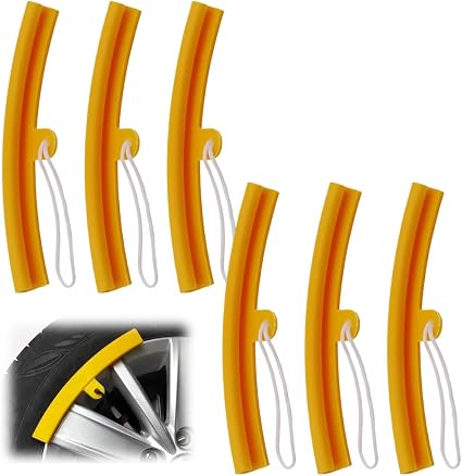 6 Felgenschoner Mit Löchern Und Bändern, Felgenschoner Mit Löchern Und Bändern, Felgenschutzwerkzeug Für Motorräder, Fahrräder, Reifenmontiermaschinen, Fahrräder, 19,5 Cm