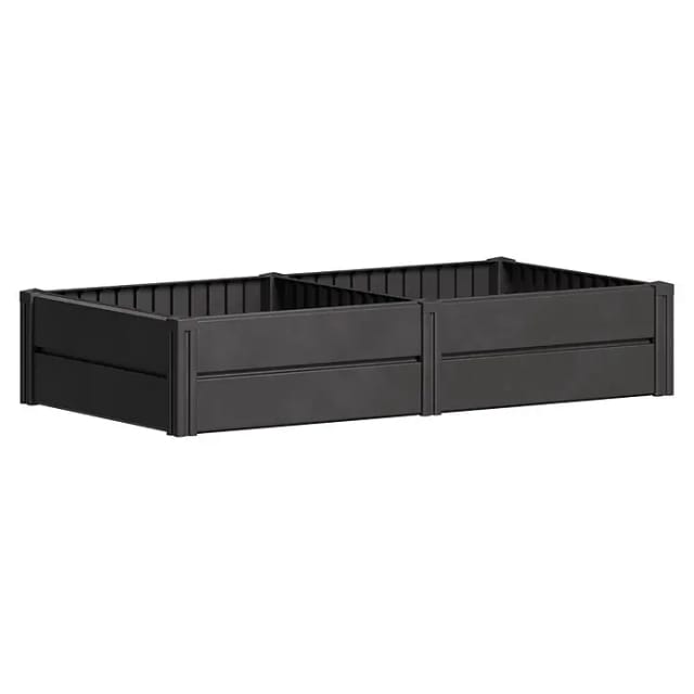 KHW Hochbeet, BxH: 158 x 31 cm, Polypropylen (PP) - grau