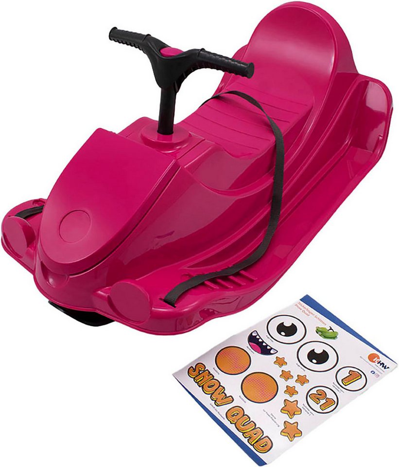 KHW Schlitten, Kunststoff, Max. Belastung: 30 kg - rosa Bild 3