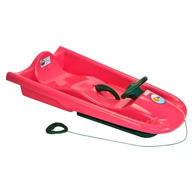 KHW Schlitten, Kunststoff, Max. Belastung: 85 kg - rosa