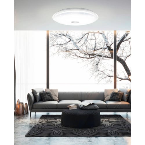 EGLO Wand-/Deckenleuchte »LANCIANO 1«, Stahl, 3000K, 4000K, 5000K - weiss