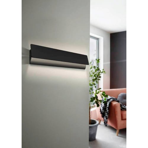 EGLO Wand-/Deckenleuchte »ZUBIALDE«, aluminium, stahl, 3000K - schwarz