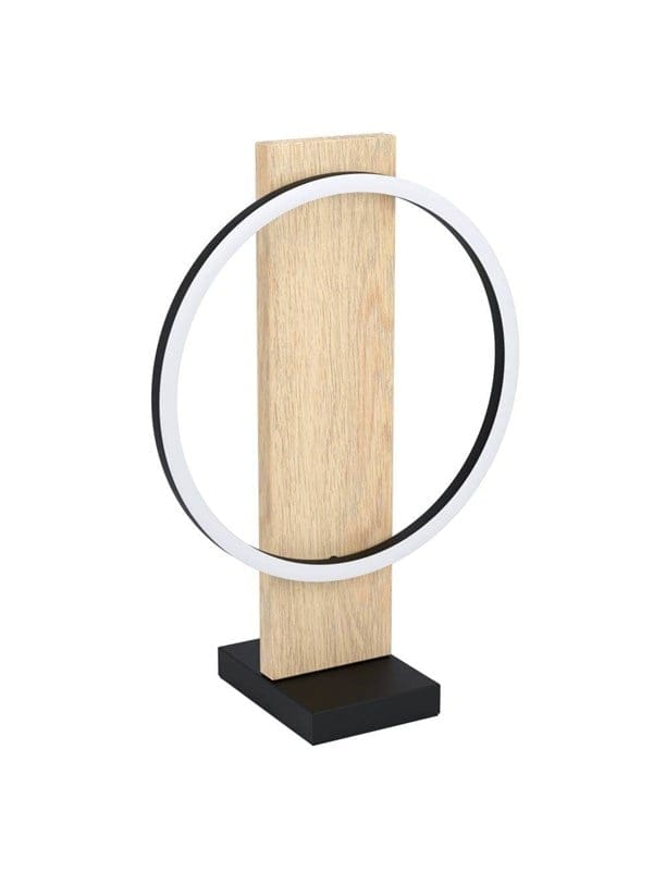 EGLO Tischleuchte »BOYAL«, stahl, holz, 3000K - braun