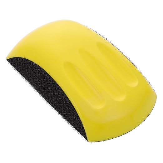 Handschleifplatte, Schleifklotz, Pediküre-schleifer, Schleifwerkzeug, Handschleifpad, Handpolierblock, Abs, Gelb
