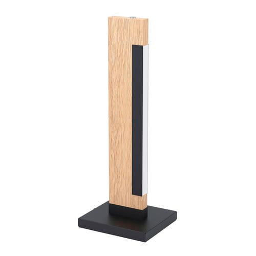 EGLO Tischleuchte »CAMACHO«, stahl, holz, 3000K - schwarz