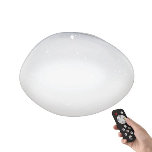 EGLO Wand-/Deckenleuchte »SILERAS-A«, Stahl, 2700-6500K - weiss