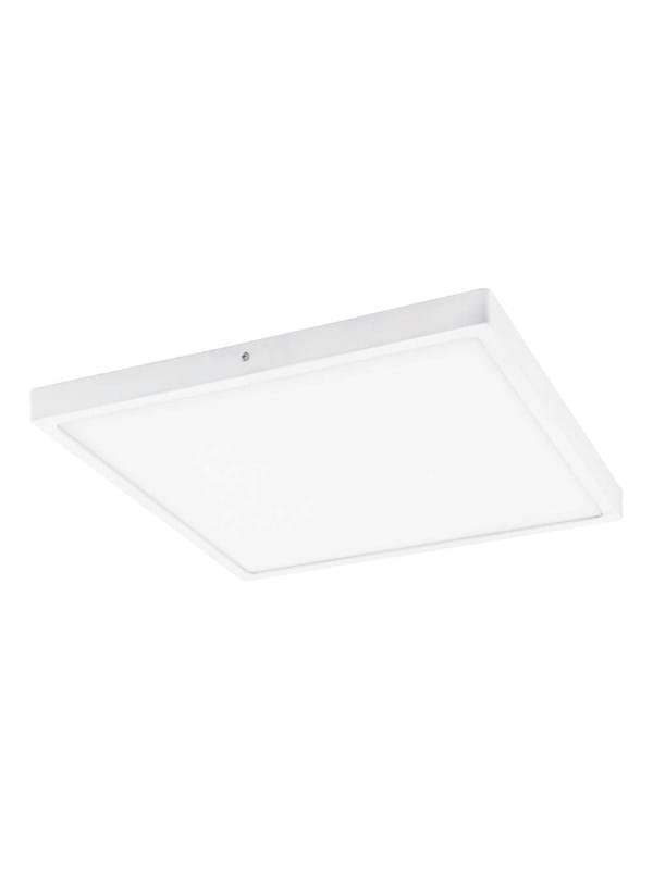 EGLO LED-Aufbauleuchte »FUEVA 1«, 25W, 4000 k, 2600 lm, Alu weiss, (HxLxB): 3 x 40 x 40 cm