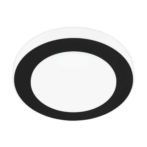 EGLO Wand-/Deckenleuchte »LED CARPI«, Stahl, 3000K - schwarz