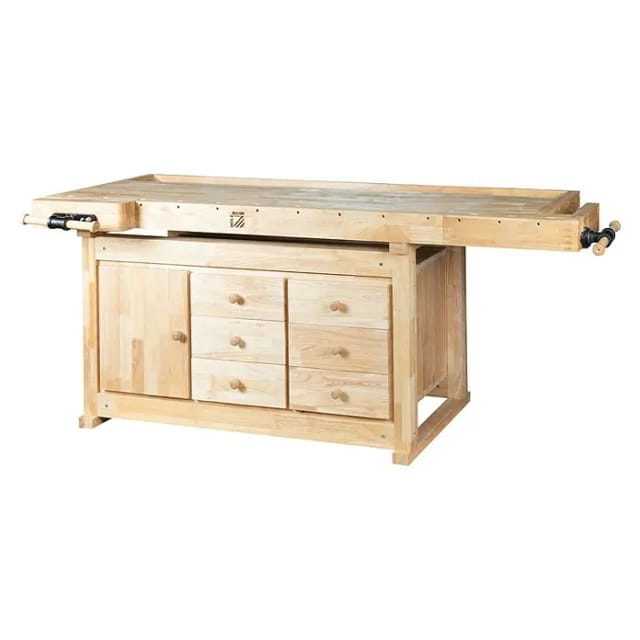 HOLZMANN-MASCHINEN Hobelbank, BxHxL: 81,5 x 78 x 210 cm, Holz - rot