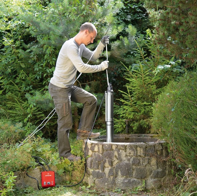 EINHELL Tiefbrunnenpumpe »Einhell Classic«, 1300 w, 5000 lh - silberfarben
