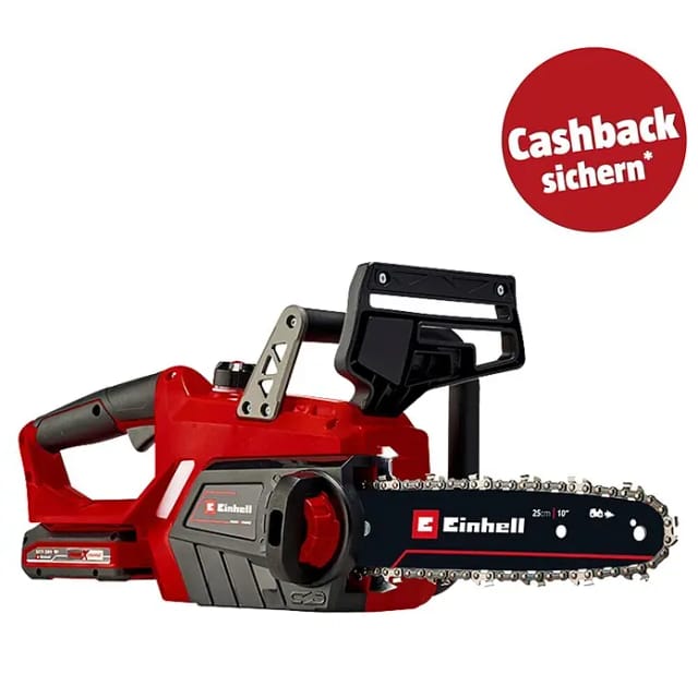 EINHELL Akku-Kettensäge »Power X-Change«, inkl. Akku, 18 V - rot