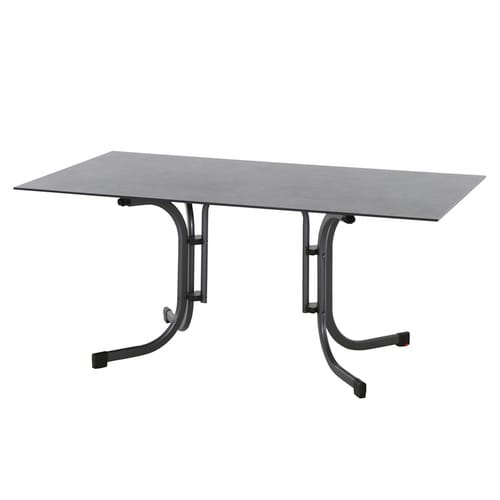 SIENA GARDEN Klapptisch »Sola«, BxHxL: 90 x 70 x 160 cm, Tischplatte: HPL-Platte - grau