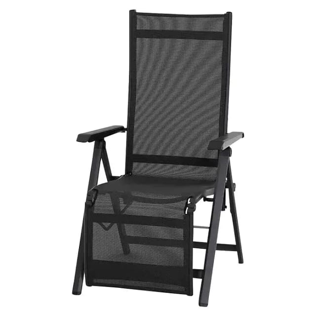 SIENA GARDEN Relaxsessel »Tesoro«, Metall, BxHxT: 60,5 x 111 x 72 cm - grau