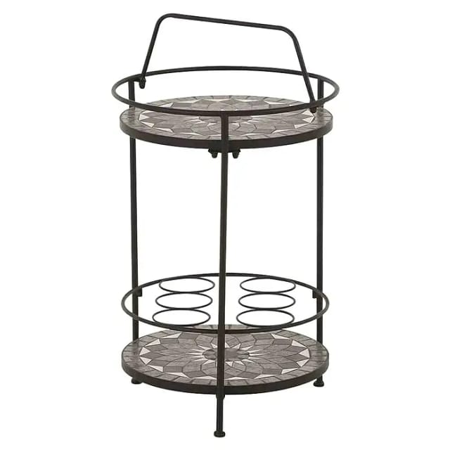 GARDAMO Beistelltisch »Como«, BxHxL: 41 x 74 x 41 cm, Tischplatte: Keramik - schwarz