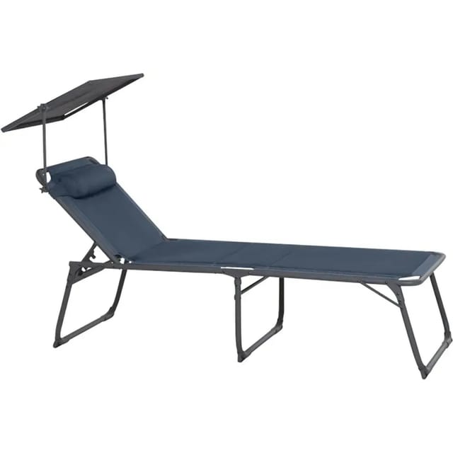 SIENA GARDEN Campingliege »Premium«, Aluminium - blau