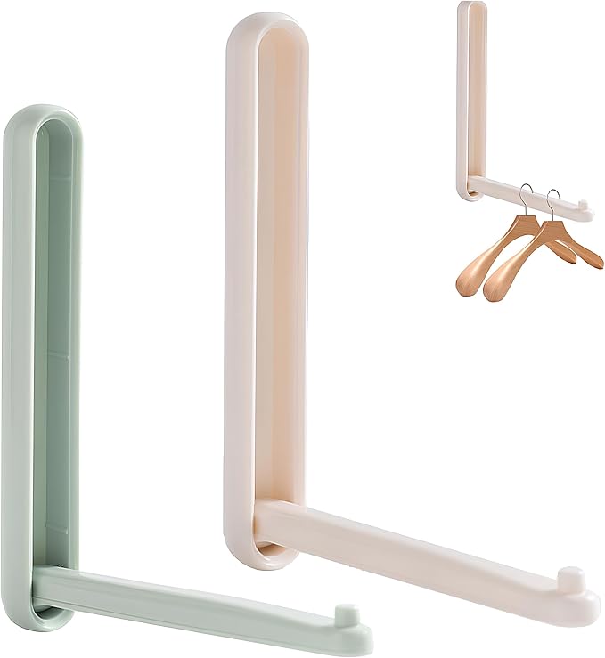2 Verstellbare Gürtelhaken, Multifunktionaler Waschmaschinen-gürtelorganizer Zur Platzersparnis, Für Kleiderschrank Und Waschküche (weiß, Grün). Montage Durch Kleben, Nägel Nicht Enthalten.