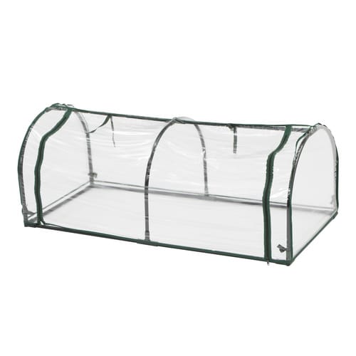 GARDAMO Folientunnel, grün, BxHxL: 60 x 50 x 130 cm, Kunststoff (PVC)/Stahl, inkl. 4 Bodenanker - gruen
