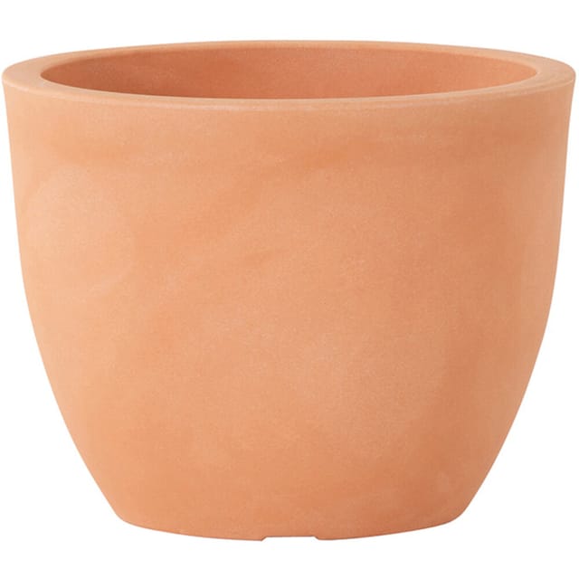 SIENA GARDEN Pflanzgefäß »Bristol«, Kunststoff, terrakottafarben, rund - braun