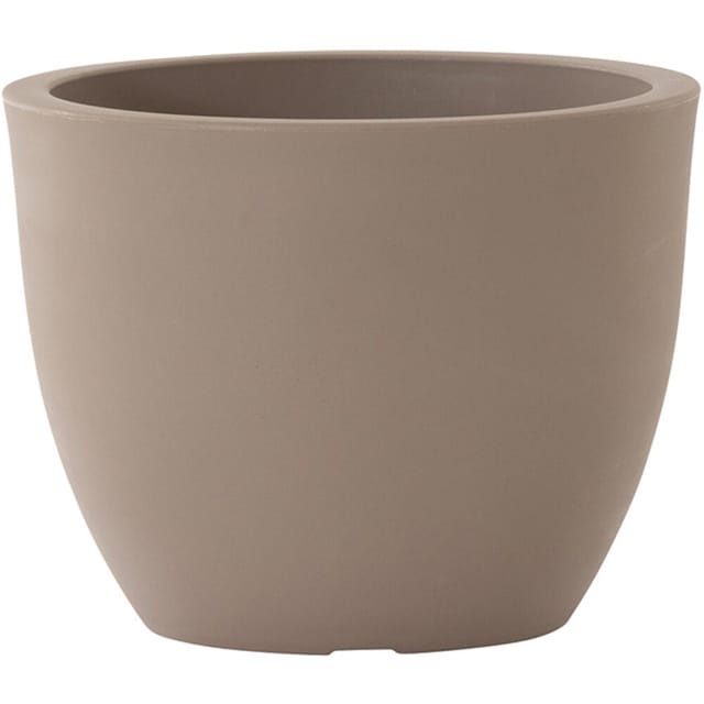 SIENA GARDEN Pflanzgefäß »Bristol«, Kunststoff, taupe, rund - braun