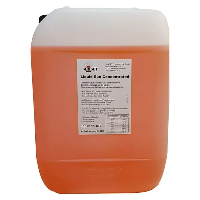 SUNSET Frostschutzmittel, farblos, Monopropylenglykol, 21 kg