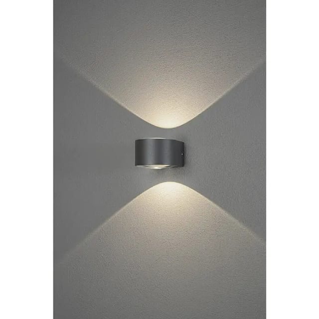 Konstsmide Außenleuchte »Gela«, 6 W, BxHxT 11 x 6,5 x 15,5 cm, inkl. Leuchtmittel - schwarz