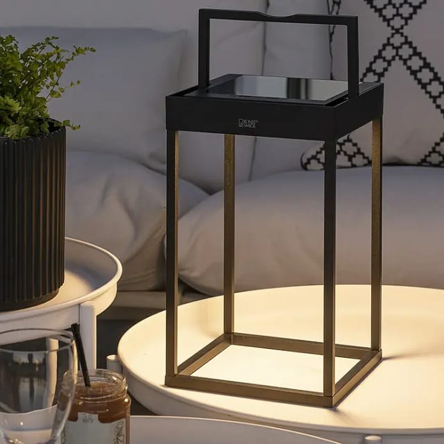 Konstsmide USB-Laterne »Portofino«, 3000 K, 2,2 W - schwarz